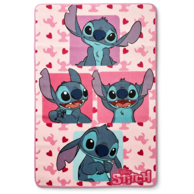 Lilo & Stitch Vloerkleed - Voor de kinderkamer - Roze