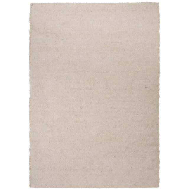 Atmosphera Créateur d'intérieur® Vloerkleed met wol-effect VOLNA Ivoire