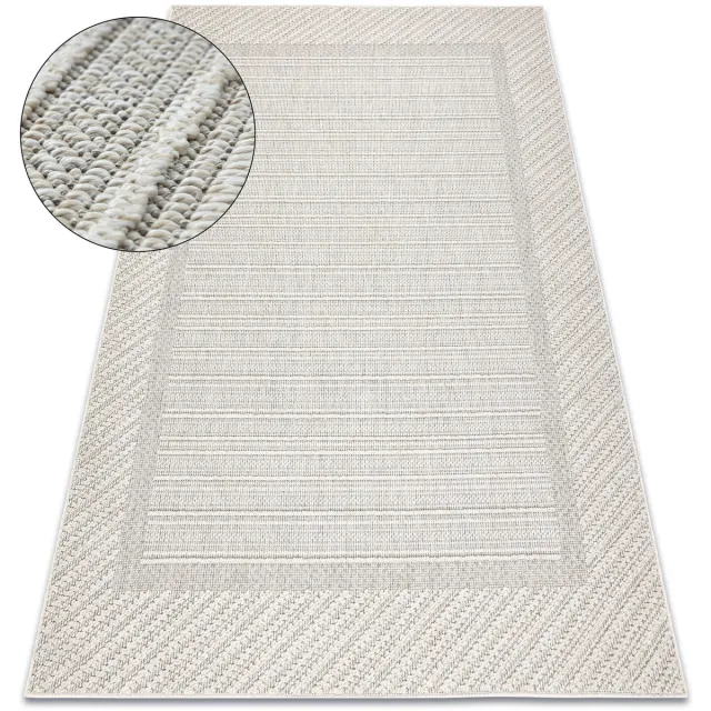 RUGSX Kleden Rugsx Tapijt JERSEY 19261 grijs - Kader, structureel, 180x270 cm