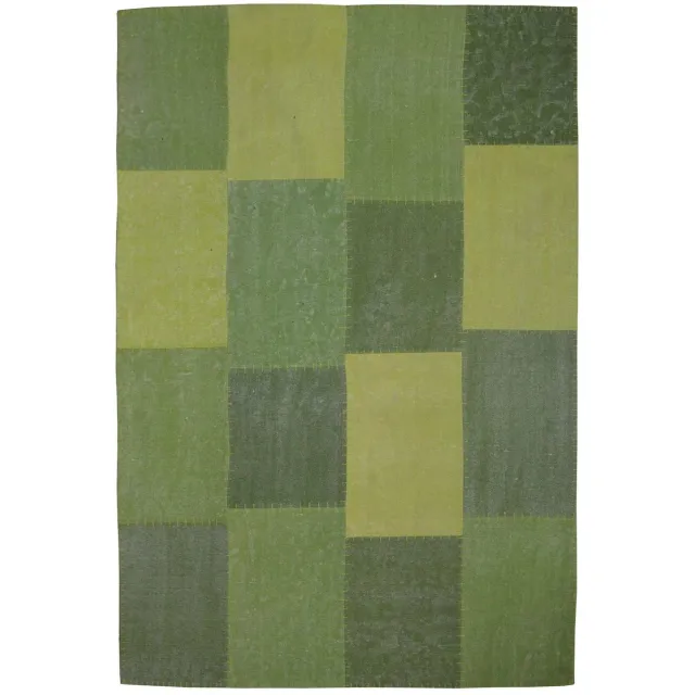 Dutch XXL Retro Vloerkleed | Tapijt | Lyrical | Patchwork | Multi/Groen Multi / Groen