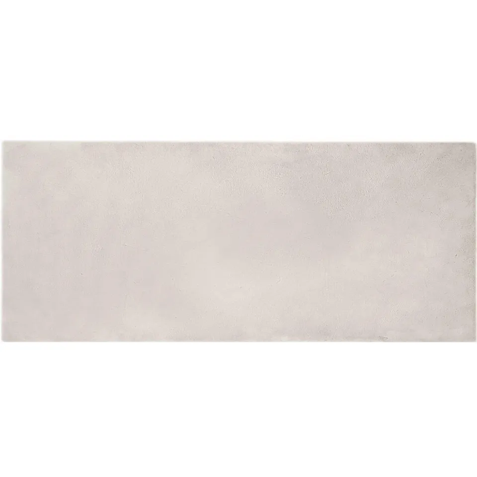 vidaXL Antislip vloerkleed van imitatie konijnenbont OLITE Beige