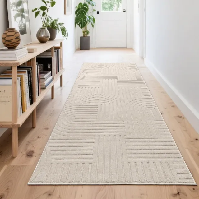Duraxl Gangloper - Antislip - 80 x 240 cm - Beige