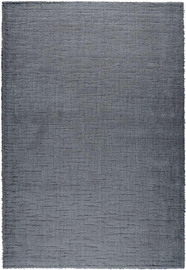 Tapis Home Tapison Home Kyoto 014.0500.5353 Vloerkleed - 160 x 230 cm - Blauw - Rechthoekig - Polyester - Eetkamer, Woonkamer, Slaapkamer - Effen - Modern, Industrieel