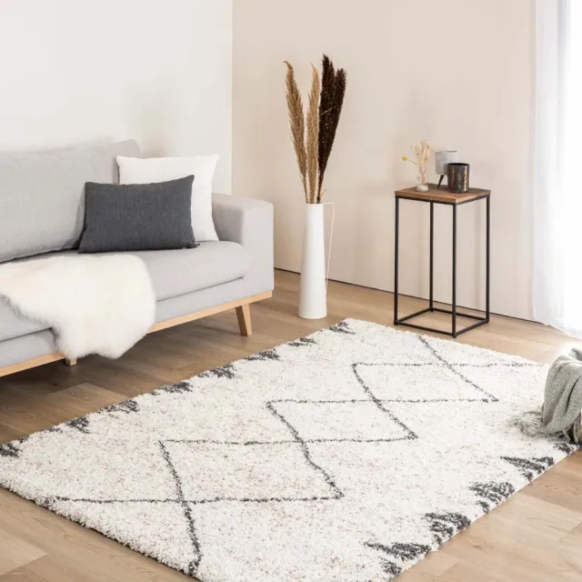 Boho&me Berber vloerkleed - Artisan Tizi wit/grijs 280x380