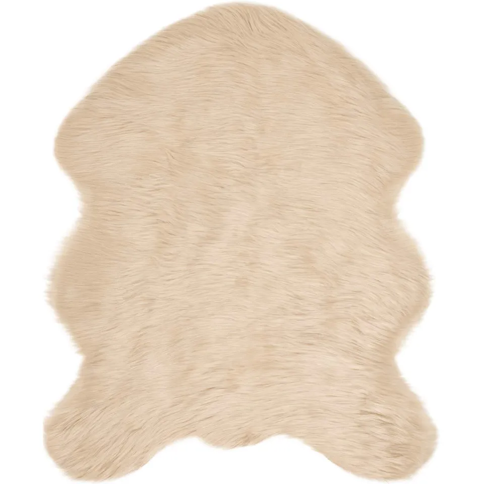 vidaXL Tapijt van imitatie TAFALLA Beige 50 x 80 cm Polyester