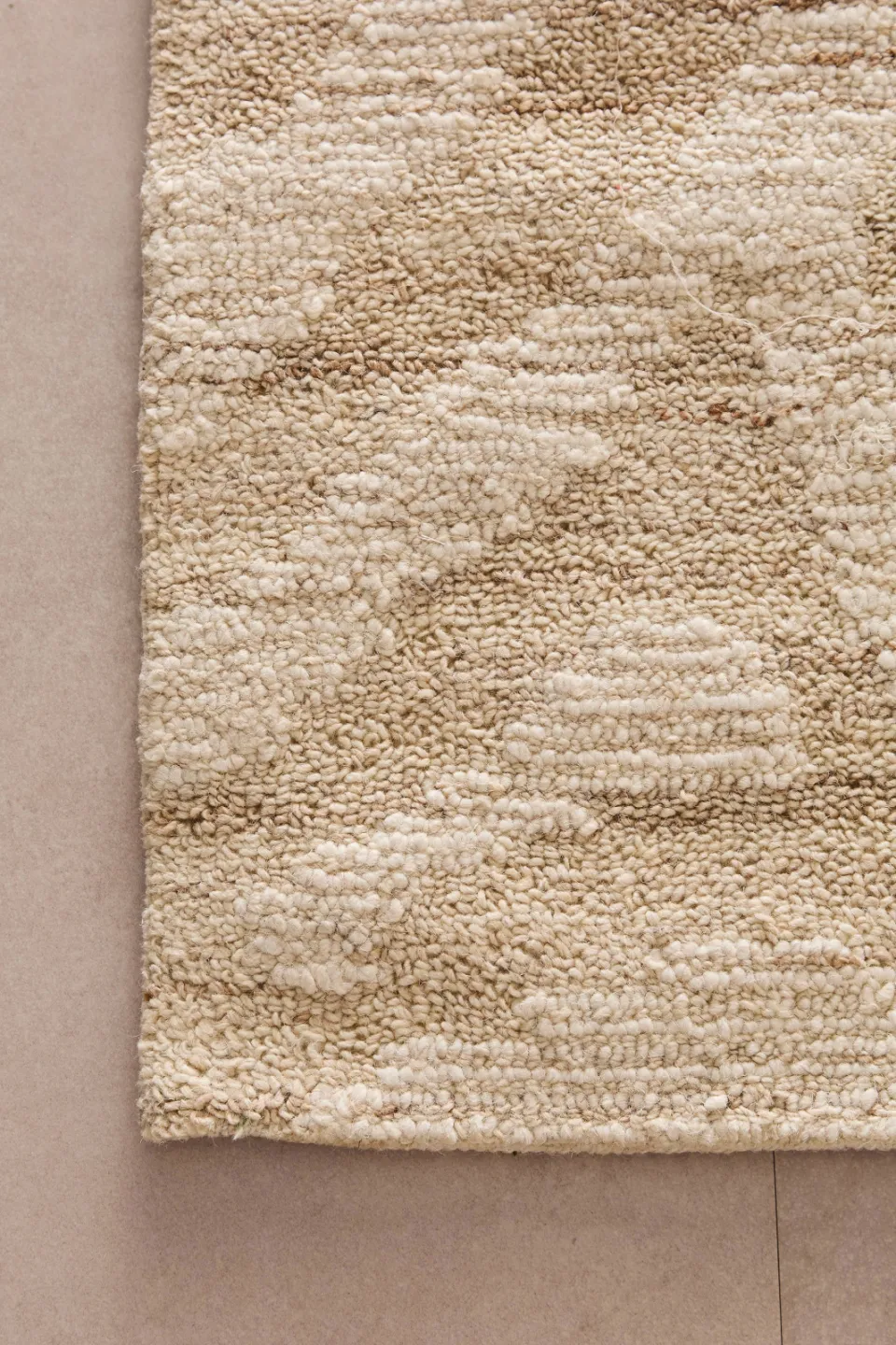 NOUS Living Amory wollen vloerkleed beige, foto 4