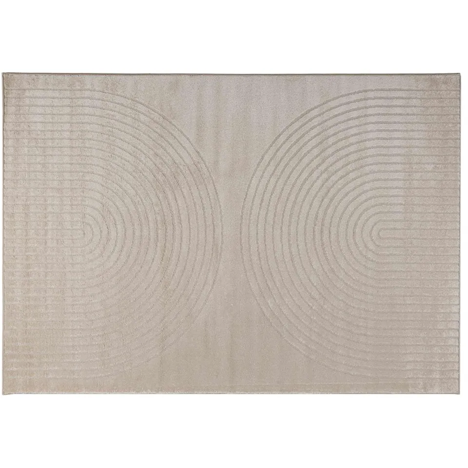 vidaXL Binnen kleed GALATI Beige 240 x 340 cm Polyester Medium Pile