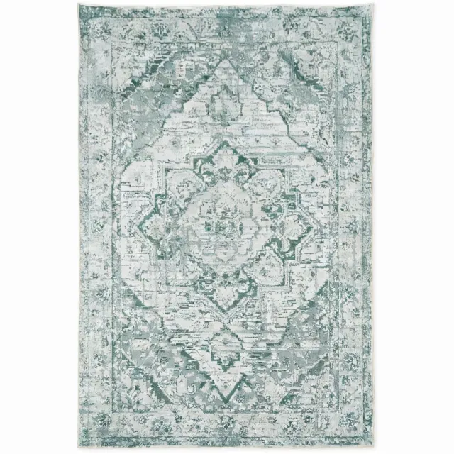 Lizzely Garden & Living Vloerkleed perzisch 200x350cm groen tapijt laagpolig vloerbedekking