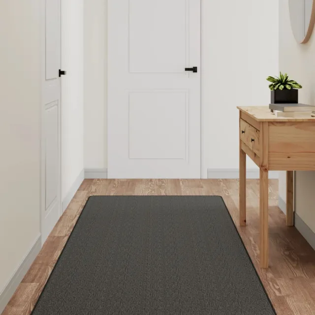 vidaXL Tapijtloper sisal-look 80x150 cm antracietkleurig Anthraciet