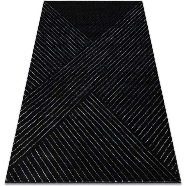 RUGSX Kleden Rugsx Tapijt EMERALD exclusief A0084 glamour, stijlvol Zwart