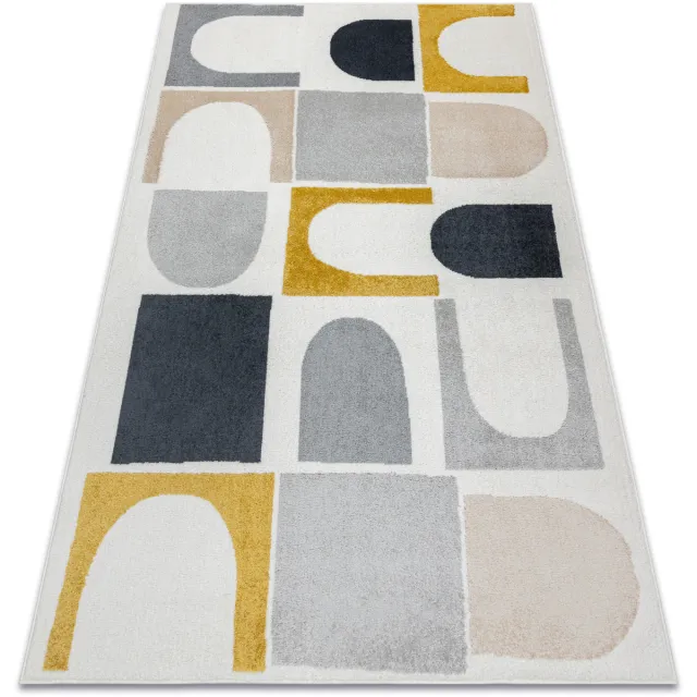 RUGSX Kleden Rugsx Tapijt FUSION 0213 wit / geel - 180x270 cm