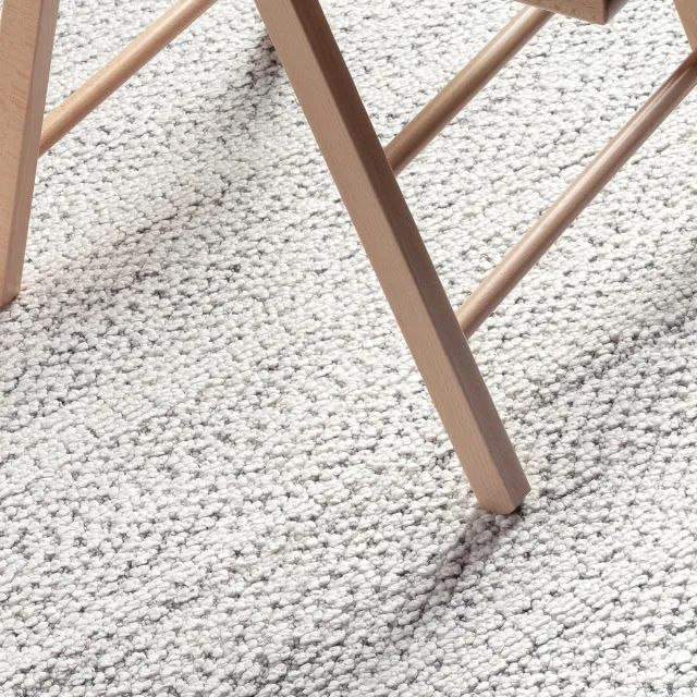 TESSO LIVING Premium Natural Look Vloerkleed - Geknoopt Licht Grijs - 120 x 160 cm Knitted - Light Grey