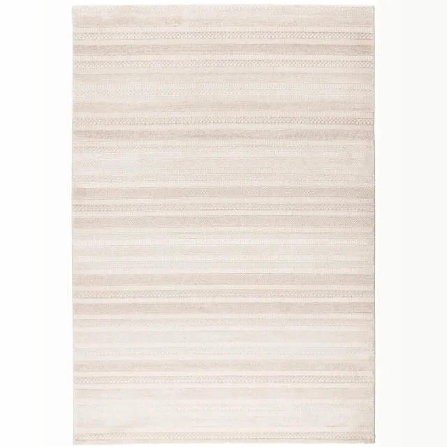 Dutch XXL Modern Vloerkleed | Tapijt | Nancy | Strepen | Beige/Crème | 80x150 cm Beige / Crème