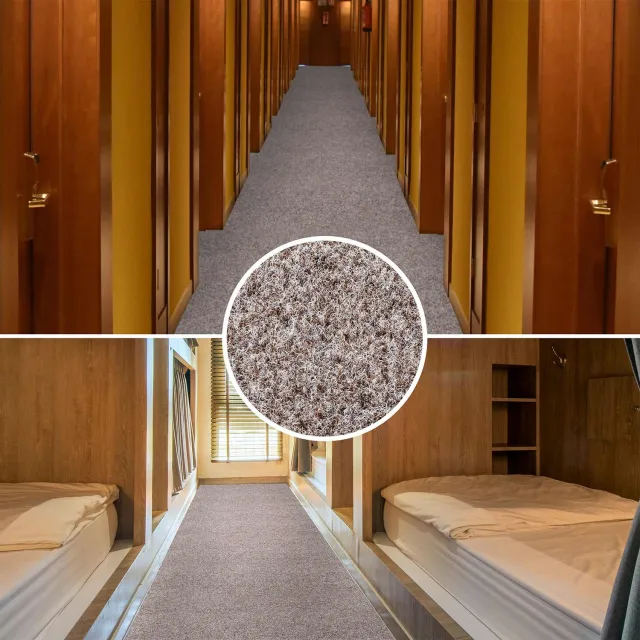 ANRO Loper Beige 200x100cm – Schoonloopmat Gangloper Antislip Wasbaar Vuilvangmat Op