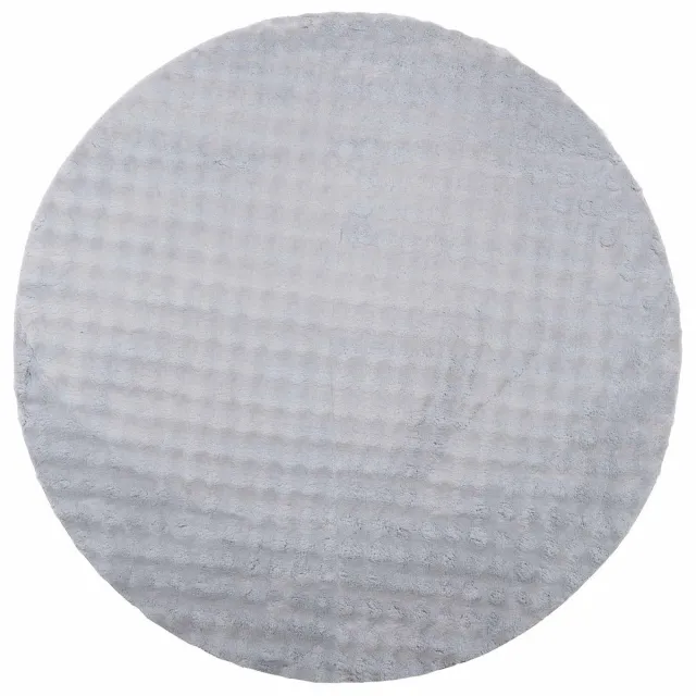 vidaXL Vloerkleden - Rond - SIROLO - Grijs - Ø - 200 - CM - Polyester
