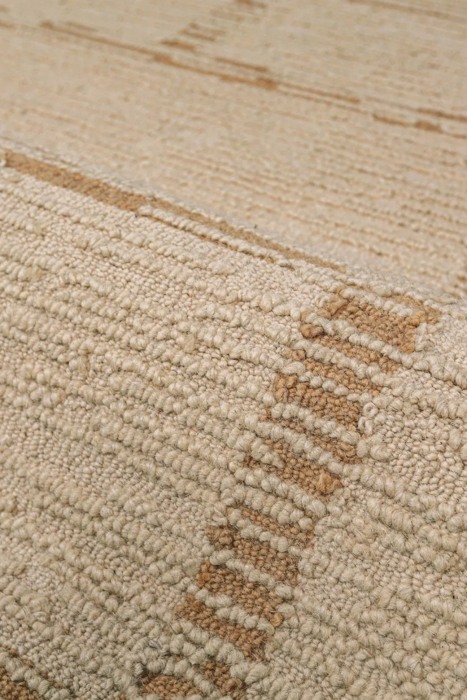 Flair Rugs Harris Modula wollen loper naturel, foto 4
