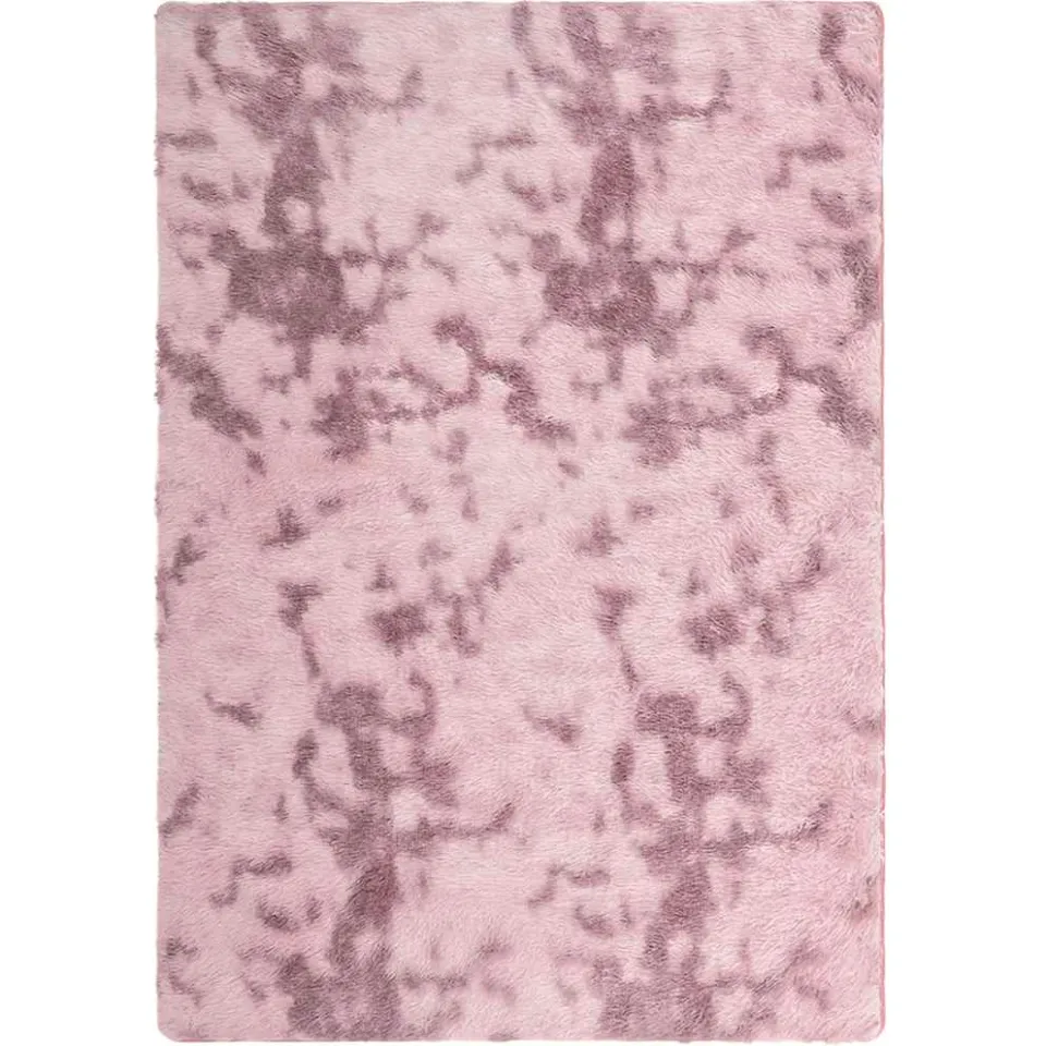 vidaXL Hoogpolig vloerkleed NAVARRA 240x340 cm polyester stoffig roze, foto 3
