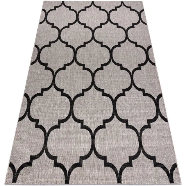 RUGSX Kleden Rugsx Sisal tapijt SISAL FLOORLUX 20608 , klaver 120x170 cm Grijs
