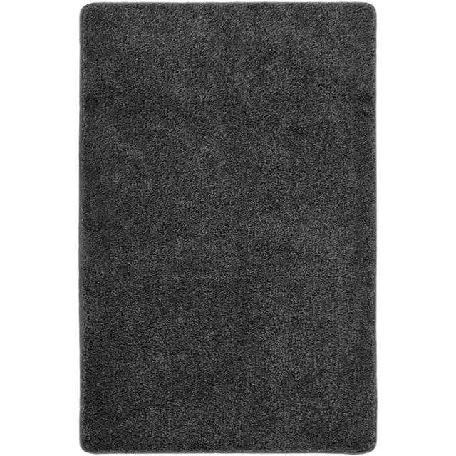 vidaXL Vloerkleed shaggy anti-slip 200x290 cm donkergrijs grijs