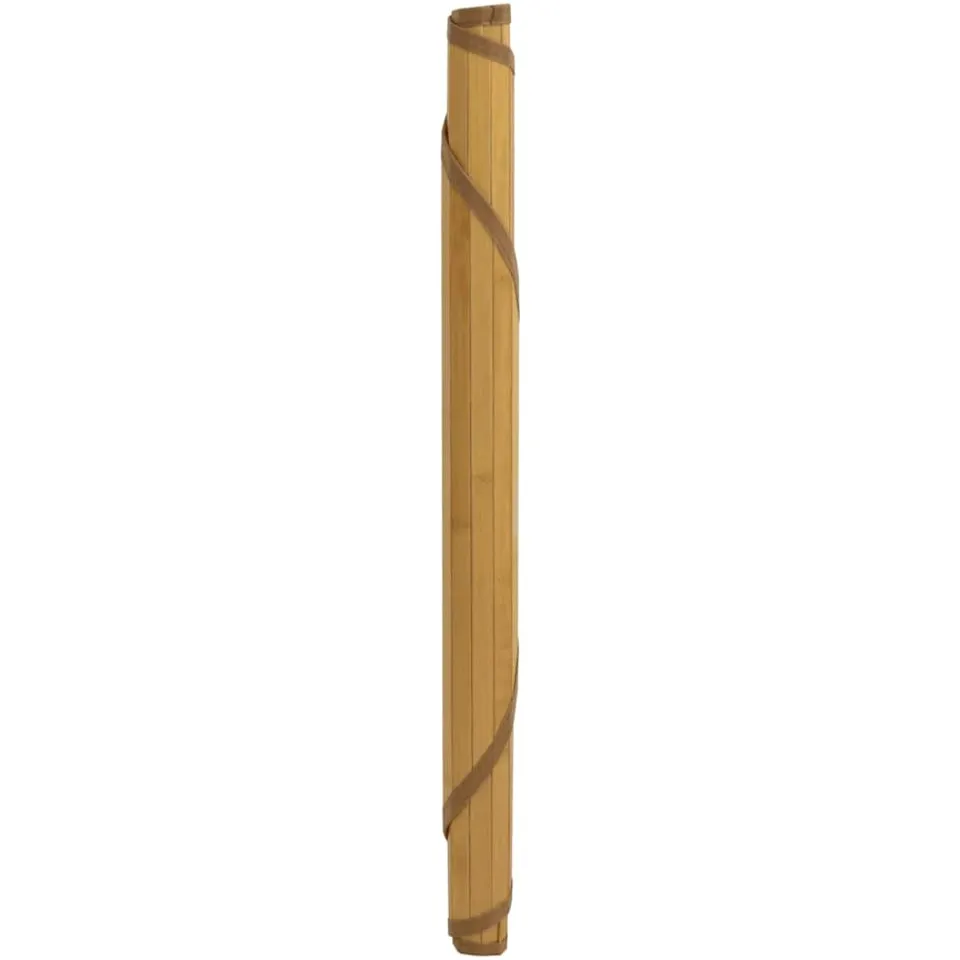 vidaXL Vloerkleed rond 100 cm bamboe naturel, foto 2