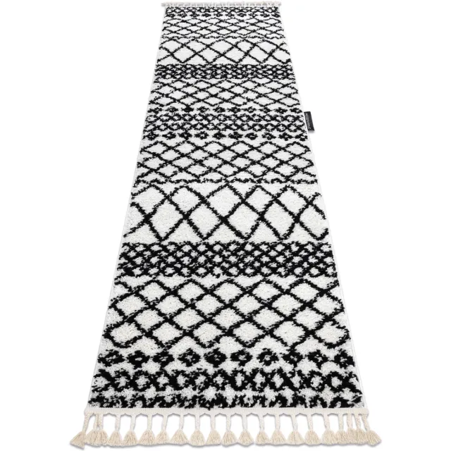 RUGSX Kleden Rugsx Tapijt, Vloerbekleding BERBER SAFI wit - voor 70x200 cm