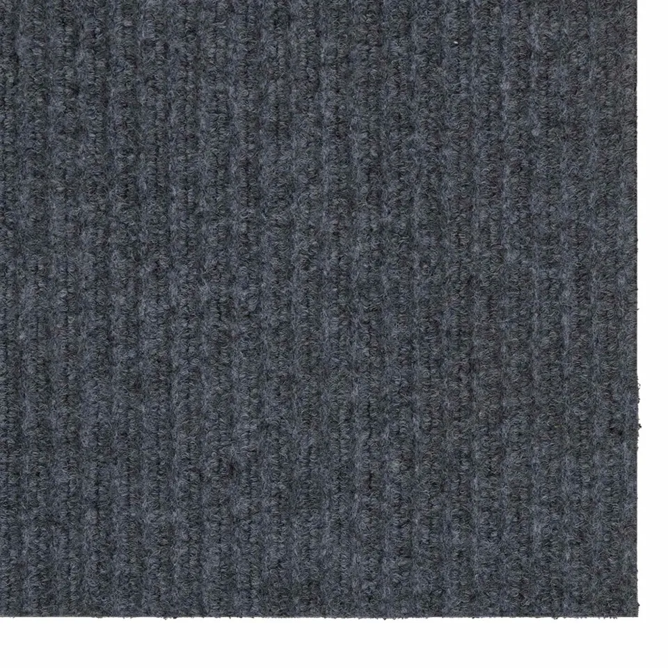 vidaXL Tapijt Loper Grijs 80 x 300 cm Stof, foto 4
