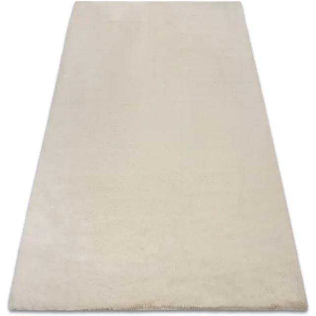 Kleden Rugsx Tapijt BUNNY beige IMITATIE konijnenvacht 60x100 cm