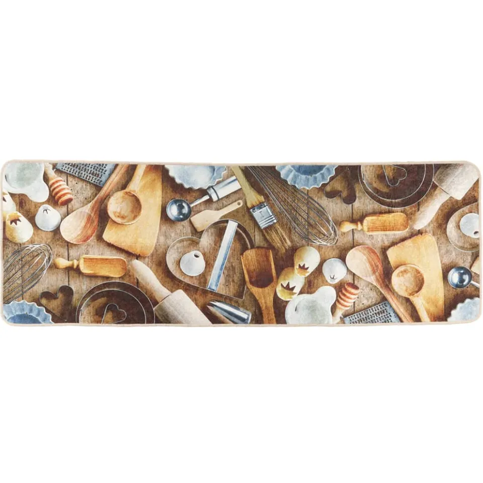 vidaXL Keukenmat wasbaar 60x180 cm meerkleurig, foto 2