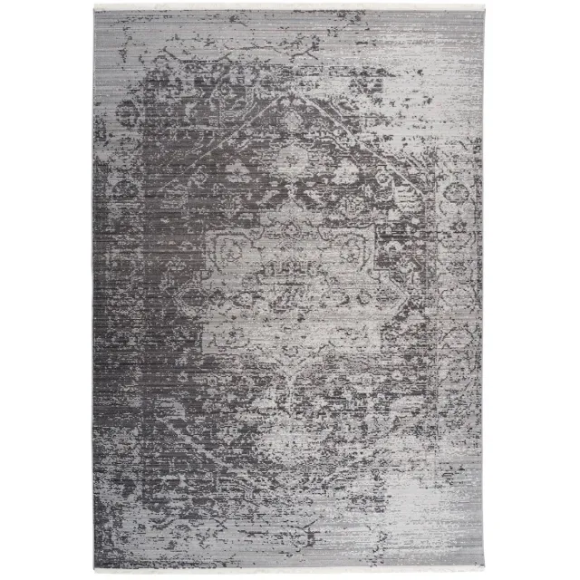 Dutch XXL Vintage Vloerkleed | Tapijt | Baroque | Verweerd | Antraciet