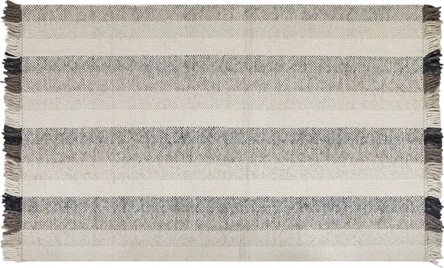 Beliani EMIRLER - Modern vloerkleed - Gebroken wit - Wol