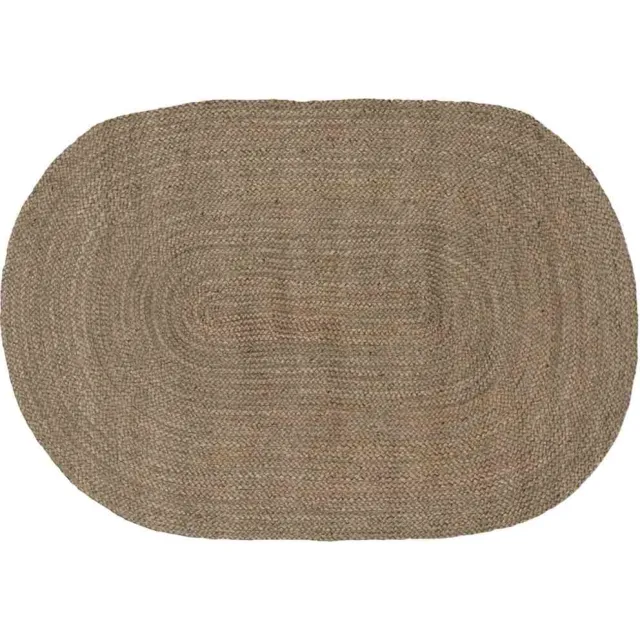 vidaXL Vloerkleden Grijs 122 x 183 cm Jute