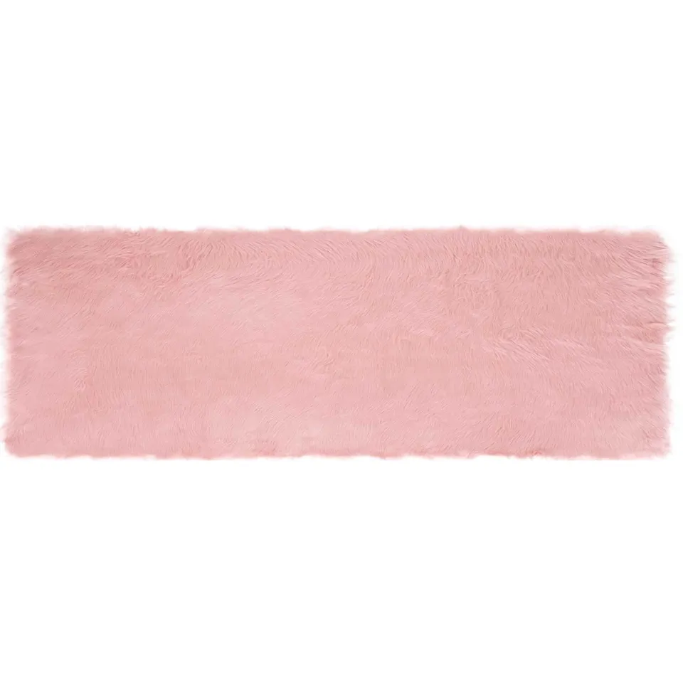 vidaXL Tapijt van imitatie TAFALLA Roze 80 x 250 cm Polyester