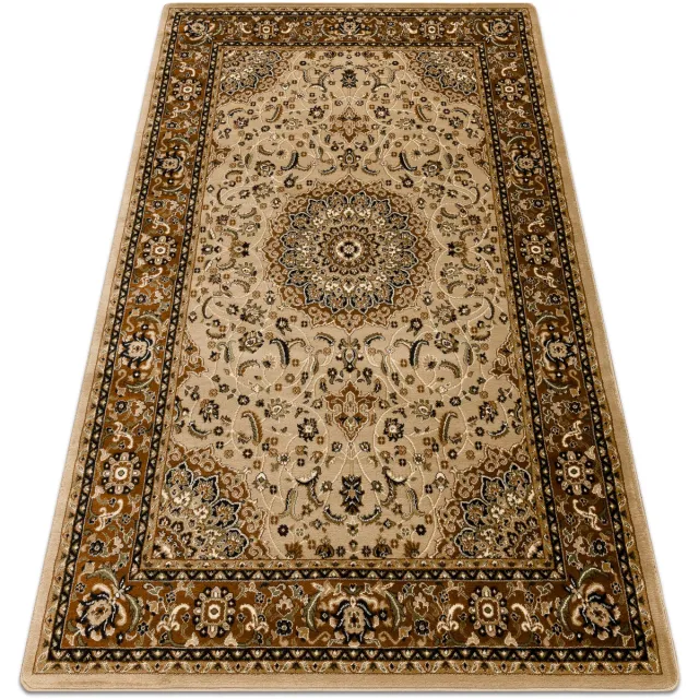 RUGSX Kleden Rugsx Tapijt ROYAL E0177 Kader, rozet - beige 200x290 cm