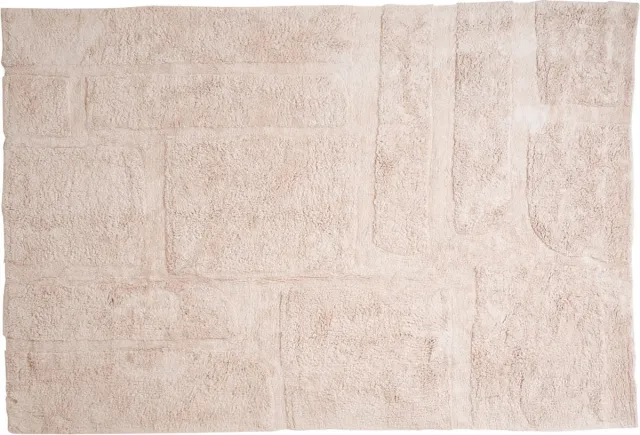 Veer Carpets Wasbaar Vloerkleed Bibi - Beige - Design Laagpolig Vloerkleed in Scandinavische / Japandi Stijl