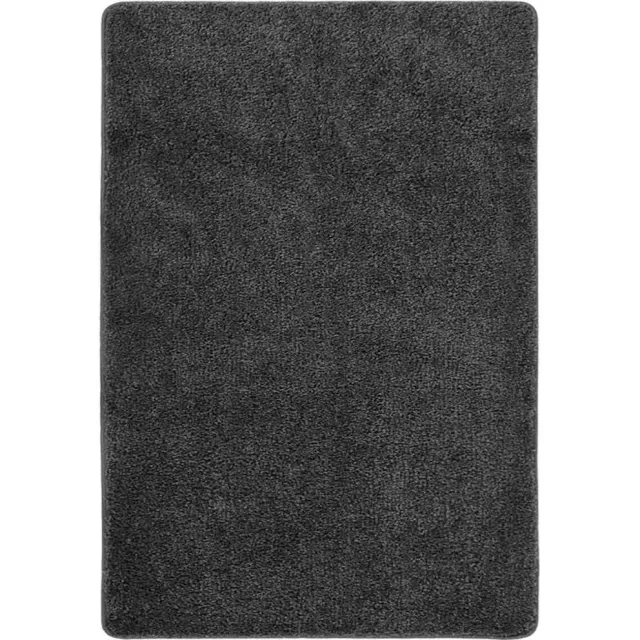 vidaXL Vloerkleed shaggy anti-slip 160x230 cm donkergrijs grijs