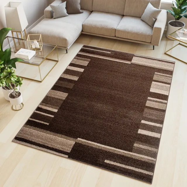 Tapiso Sari Vloerkleed Tapijten Slaapkamer Karpetten Bruin 2