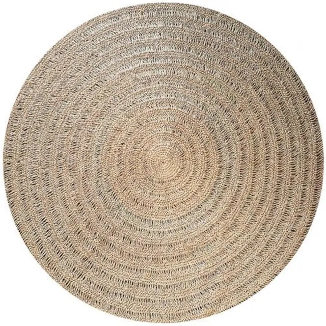 PS-Collection Het Seagrass Tapijt - ø100cm - Natural - Raffia/Sisal - vloerkleed rond, koeienhuid, koeienhuid vloerkleed, schapenvacht medicinaal, schapenvacht ijsland Bruin
