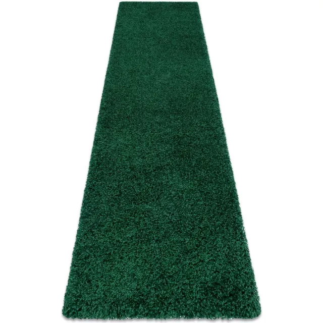 RUGSX Kleden Rugsx Tapijt, Vloerbekleding SOFFI shaggy 5cm donkergroe 80x250 cm Groen