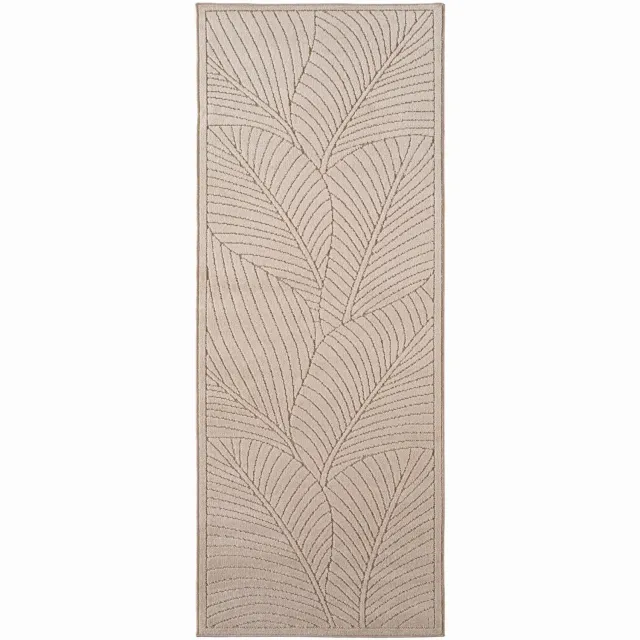 Ayyildiz Japandi-stijl binnen- en buitentapijt Nova (beige 1203) - 140x200 cm