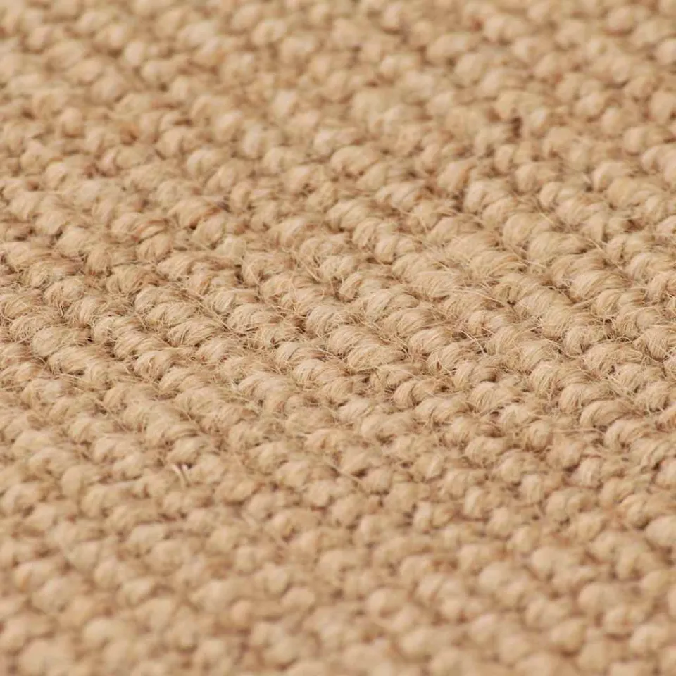 vidaXL Tapijt met latex onderkant 180x250 cm jute bruin, foto 3