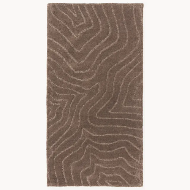 Westwing Collection Handgetuft wollen vloerkleed Aaron Bruin