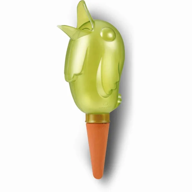 Scheurich Bördy XL, Waterreserve waterdispenser van kunststof en kleikegel, Green Pearl, 29 cm hoog, 0,6 l vol. Groen