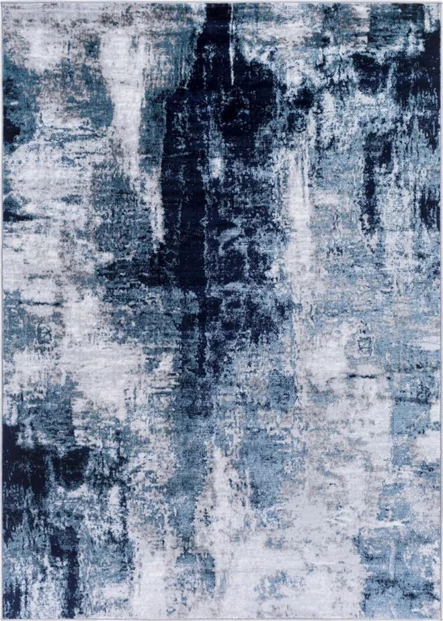 Surya Giulia vloerkleed modern abstract donkerblauw donkerblau