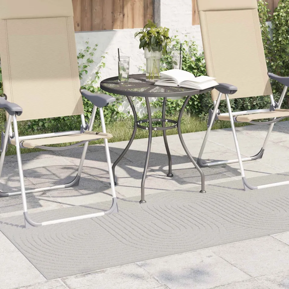 vidaXL Binnen- en buitentapijt PALMERAS Crème 80 x 150 cm Polyester, foto 3