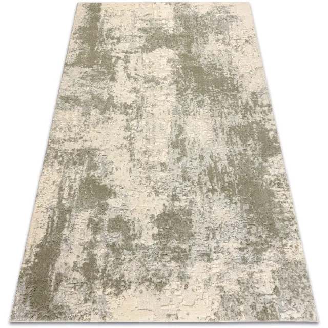 RUGSX Kleden Rugsx FLUX 461.138.SA400 wollen tapijt OSTA - Abstractie 80x140 cm Groen