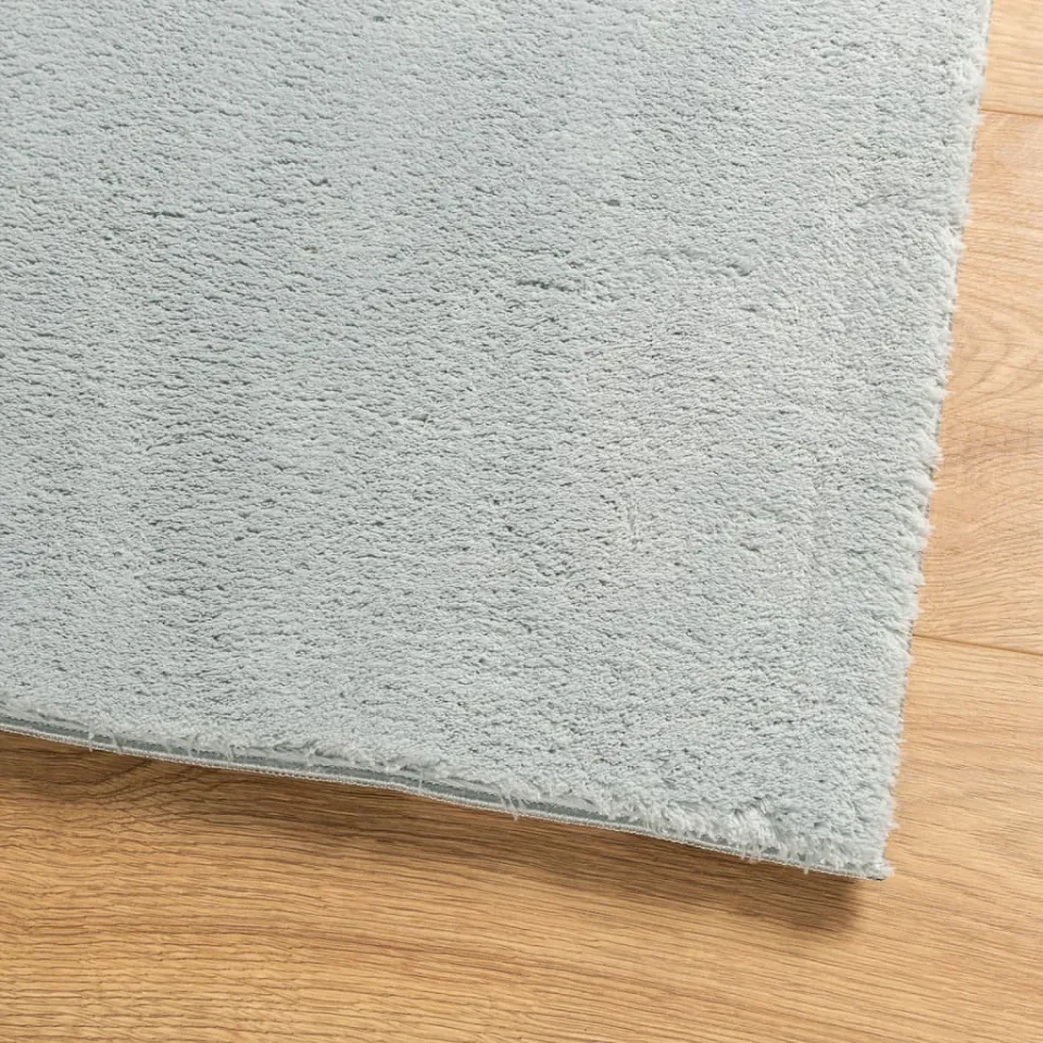 vidaXL Vloerkleed HUARTE laagpolig zacht wasbaar 160x230 cm blauw, foto 4