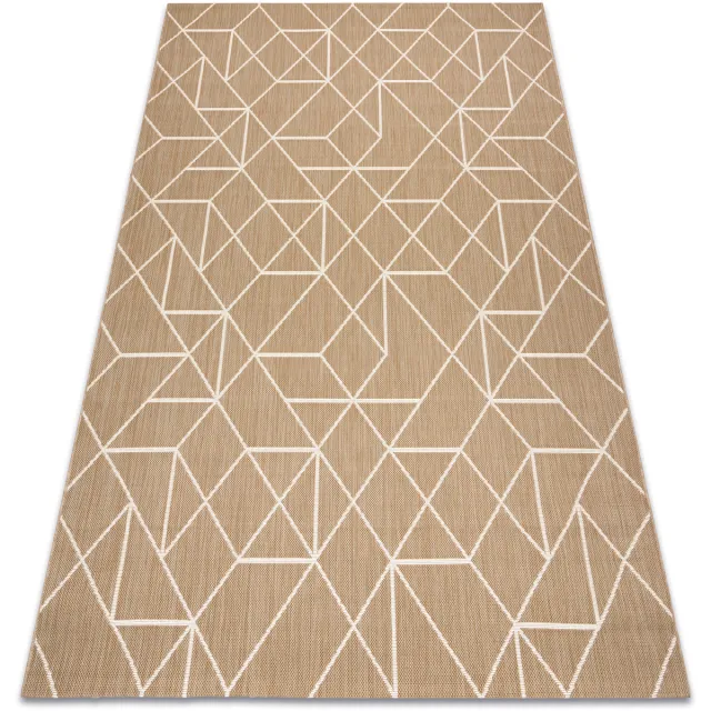 RUGSX Kleden Rugsx Sisal tapijt FLAT 48959265 Geometrisch natuurlijk 200x290 cm Beige
