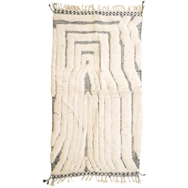 AFK Living Marokkaans berber tapijt pure wol 250 x 148 cm beige