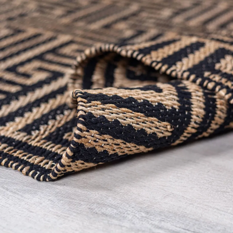 Flair Rugs Meander Jute loper naturel, foto 5