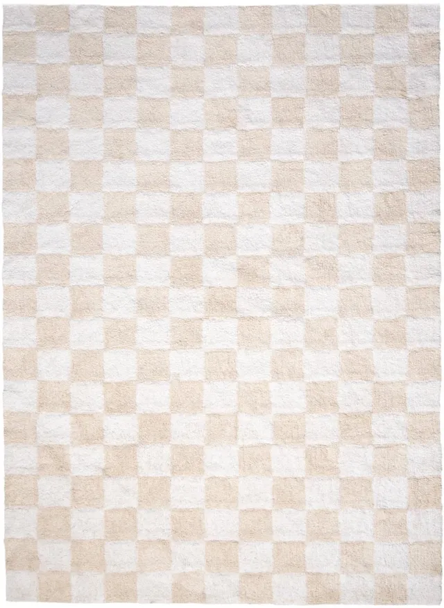 Fraai Retro vloerkleed - Gambit Creme/Wit - 160x230cm